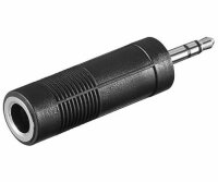 Adapter Audio 3,5mm Stereo Stecker / 6,3mm Stereo Buchse